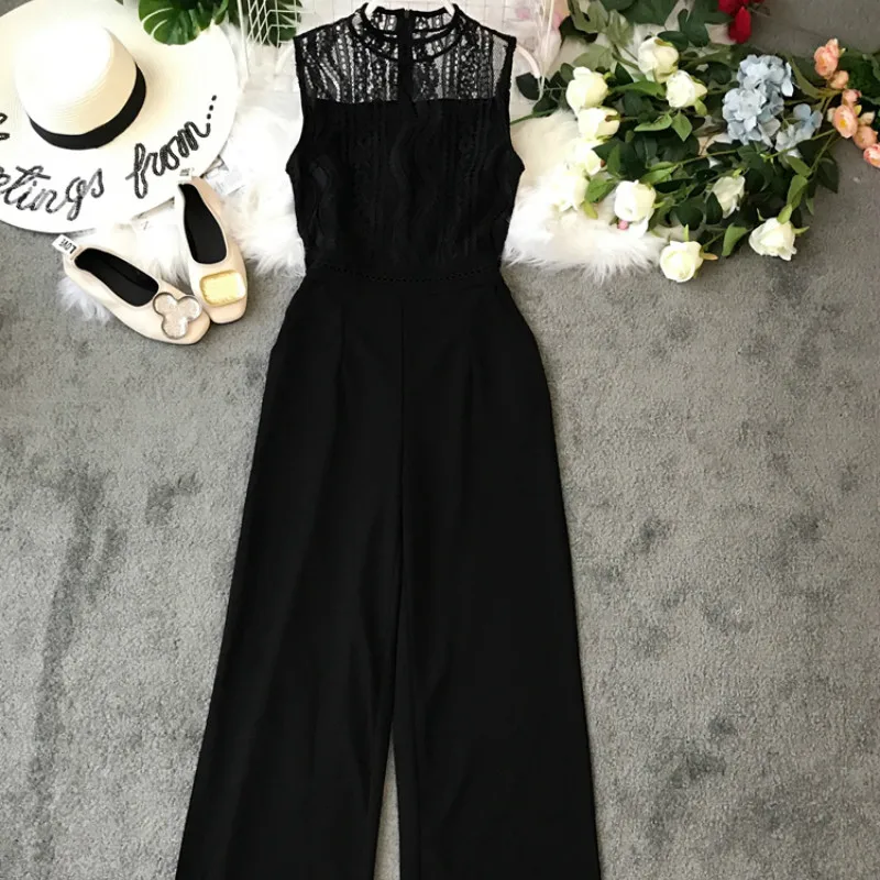 Lace Sexy Jumpsuit Summer Overalls for Women Clothes 2019 Korean Vintage Jumpsuits Streetwear Playsuit Overall Ladies ZT2538
Lace Sexy Jumpsuit Summer Overalls for Women Clothes 2019 Korean Vintage Jumpsuits Streetwear Playsuit Overall Ladies ZT2538