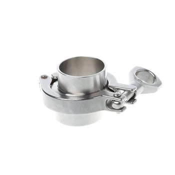 38mm 1.5" OD Stainless Steel Sanitary Pipe Weld Ferrule + Tri Clamp + PTFE Gasket Set
38mm 1.5" OD Stainless Steel Sanitary Pipe Weld Ferrule + Tri Clamp + PTFE Gasket Set