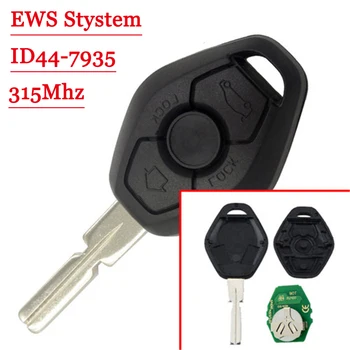 Free shipping(1 piece)Remote car Key EWS Stystem 3 Button 315MHz ID44 Chip HU58 For BMW 3 5 7 Series E38 E39 E46
Free shipping(1 piece)Remote car Key EWS Stystem 3 Button 315MHz ID44 Chip HU58 For BMW 3 5 7 Series E38 E39 E46