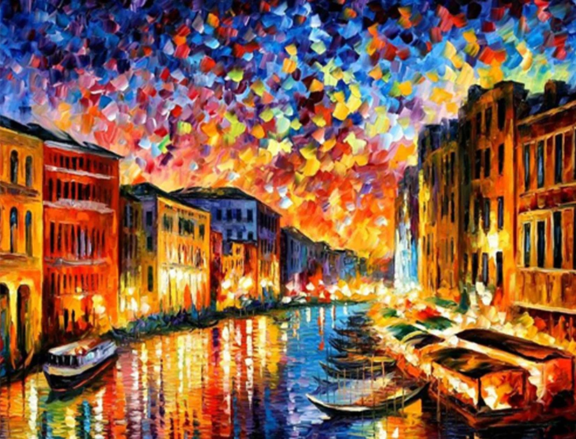 Frameless Abstract landscape DIY Coloring Oil Painting By Numbers Kits Drawing Paint On Canvas For Wall Art Picture 40X50CM
Frameless Abstract landscape DIY Coloring Oil Painting By Numbers Kits Drawing Paint On Canvas For Wall Art Picture 40X50CM
