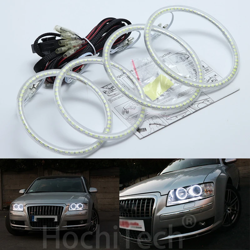 Для Audi S8 второго поколения 2002-09 Авто Стайлинг ультра яркие красные/зеленые/Белый