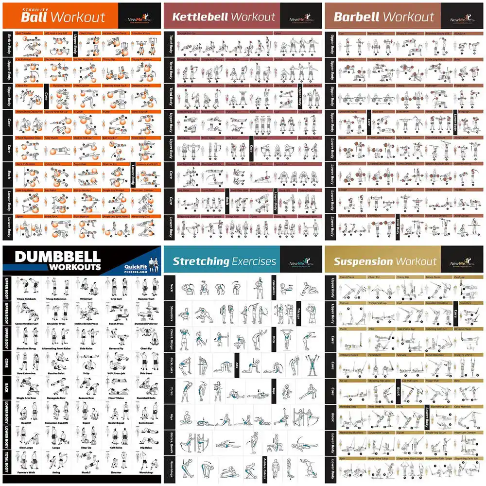 Full Body Exercise Chart