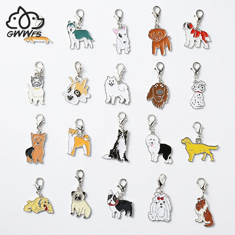 10PCS/LOT 2020 New Fashion Dog Charms Animal Couple Lovely Keychain Car Gift For Women Jewelry Bag pendant Men Jewelry
10PCS/LOT 2020 New Fashion Dog Charms Animal Couple Lovely Keychain Car Gift For Women Jewelry Bag pendant Men Jewelry