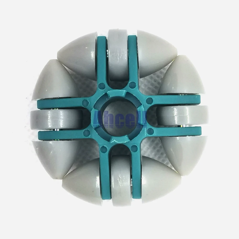 2pcs 50mm POM full plastic multi directions casters transfer conveyor table 12 round roller robot ABS nylon omni wheels
2pcs 50mm POM full plastic multi directions casters transfer conveyor table 12 round roller robot ABS nylon omni wheels