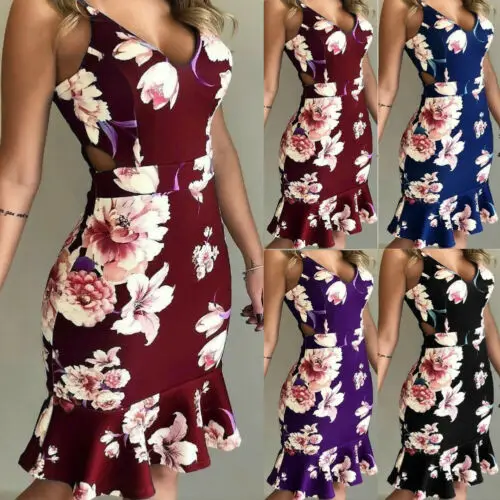 Stylish Women's Sling V-neck Floral Print High-waist Sleeveless A-line Knee Dress Plus Size Summer Casual Clothing S-3XL
Stylish Women's Sling V-neck Floral Print High-waist Sleeveless A-line Knee Dress Plus Size Summer Casual Clothing S-3XL