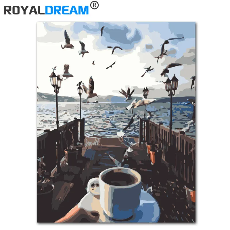 ROYALDREAM DIY Framed Oil Painting By Numbers Coffee Still Life Wall Art Picture Acrylic Canvas Painting Home Decor For Living
ROYALDREAM DIY Framed Oil Painting By Numbers Coffee Still Life Wall Art Picture Acrylic Canvas Painting Home Decor For Living