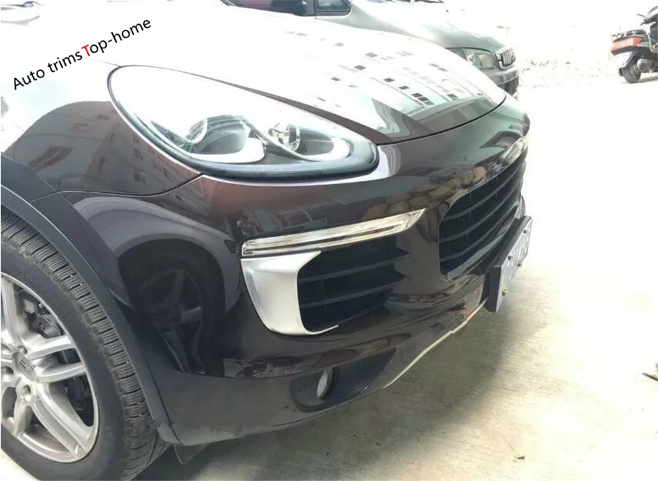 For Porsche Cayenne 2015 2016 2017 Accessories Front Face Head Daytime Running Lamp Fog Light Eyebrows Eyelid Cover Trim
For Porsche Cayenne 2015 2016 2017 Accessories Front Face Head Daytime Running Lamp Fog Light Eyebrows Eyelid Cover Trim