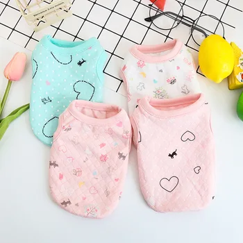 Cub Dog Clothes Cotton Soft Puppy Cats Vest Print Flower Newborn Small Dogs /Cats Vests Chihuahua Pet Clothing XXS/XS
Cub Dog Clothes Cotton Soft Puppy Cats Vest Print Flower Newborn Small Dogs /Cats Vests Chihuahua Pet Clothing XXS/XS