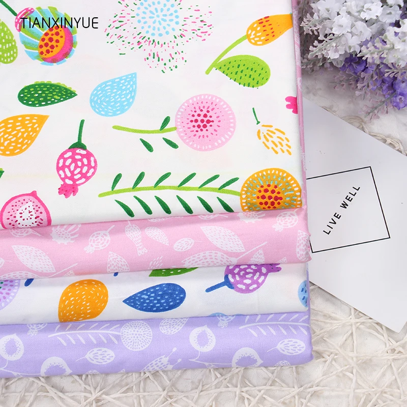 TIANXINYUE 4pcs/lot Dandelion fabric flower Cotton Fabric Patchwork Tissue Cloth Diy Handmade Quilting Sewing Sheets Dress
TIANXINYUE 4pcs/lot Dandelion fabric flower Cotton Fabric Patchwork Tissue Cloth Diy Handmade Quilting Sewing Sheets Dress