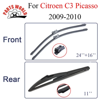 Wiper Blades For Citroen C3 Picasso 2009-2010 Front And Rear Auto Windscreen Glass Frameless Rubber Car Accessories Windshield
Wiper Blades For Citroen C3 Picasso 2009-2010 Front And Rear Auto Windscreen Glass Frameless Rubber Car Accessories Windshield