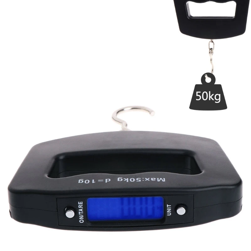 50Kg/10g Portable LCD Digital Handheld Hanging Scale 50Kg Baggage Fish Hook Hanging Electronic Scale
50Kg/10g Portable LCD Digital Handheld Hanging Scale 50Kg Baggage Fish Hook Hanging Electronic Scale