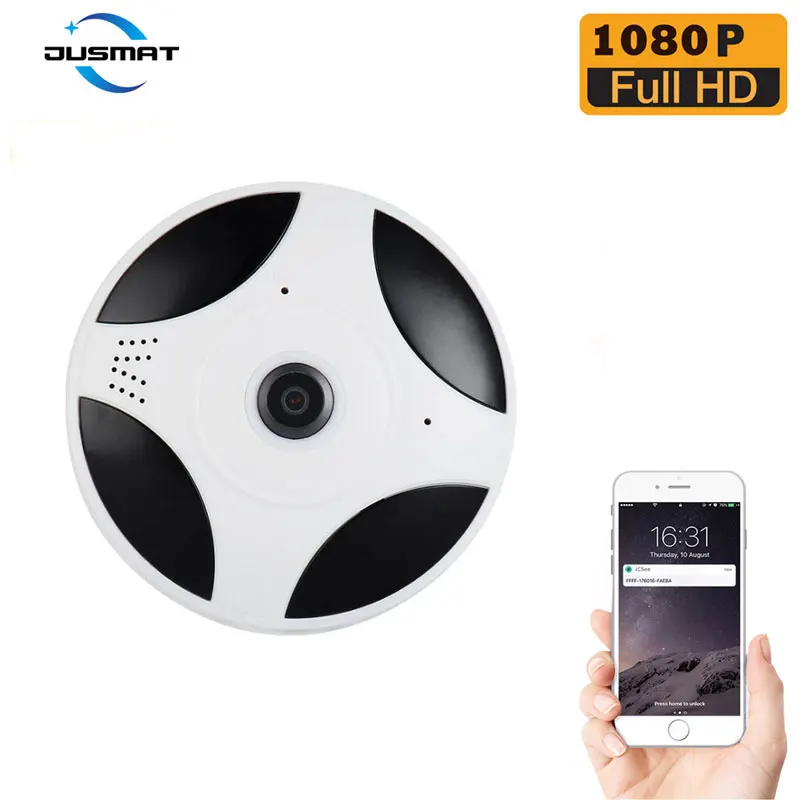 Wireless Smart IP Panoramic Camera Full view 360 Degree VR WIFI 1080p Home store indoor Surveillance camera
Wireless Smart IP Panoramic Camera Full view 360 Degree VR WIFI 1080p Home store indoor Surveillance camera