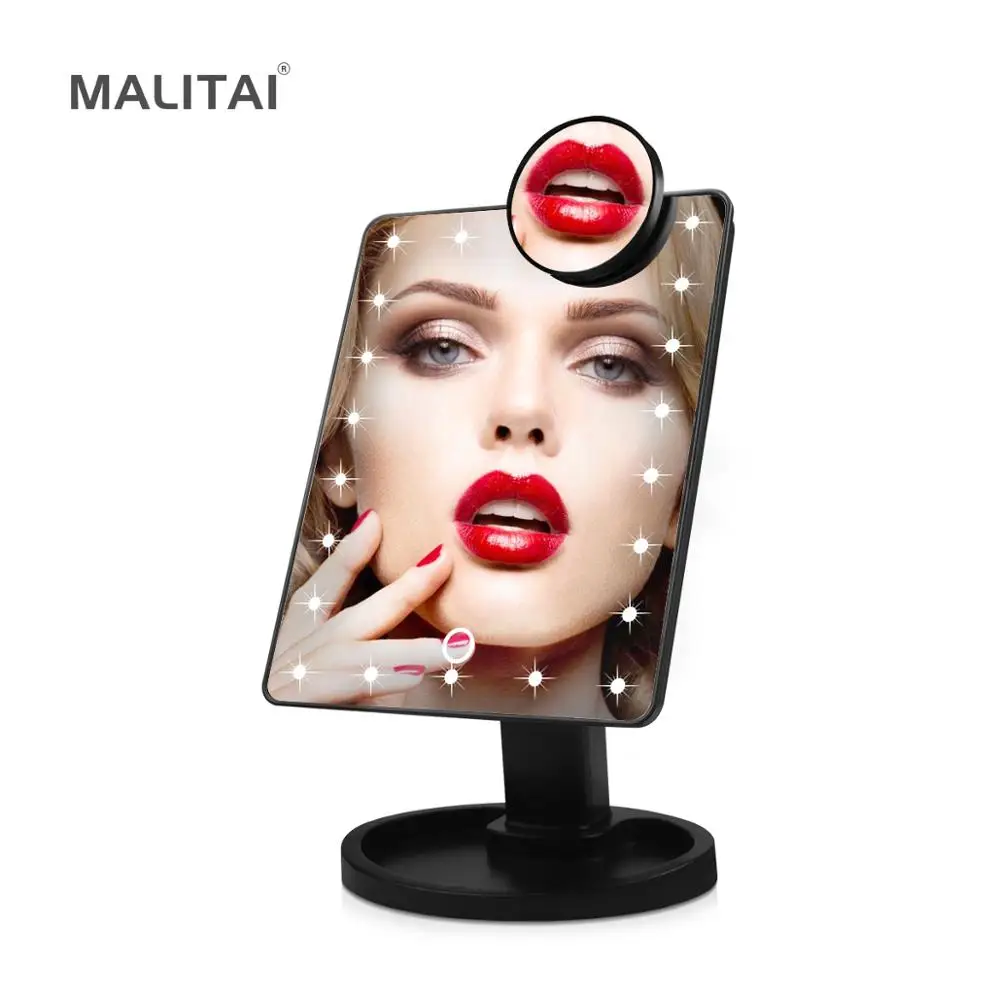 USB LED Beauty Makeup light Touch Sensor Makeup Mirror 1X 10X Table Desktop Dimmable Vanity Light Bulb for Dressing Table lamp
USB LED Beauty Makeup light Touch Sensor Makeup Mirror 1X 10X Table Desktop Dimmable Vanity Light Bulb for Dressing Table lamp