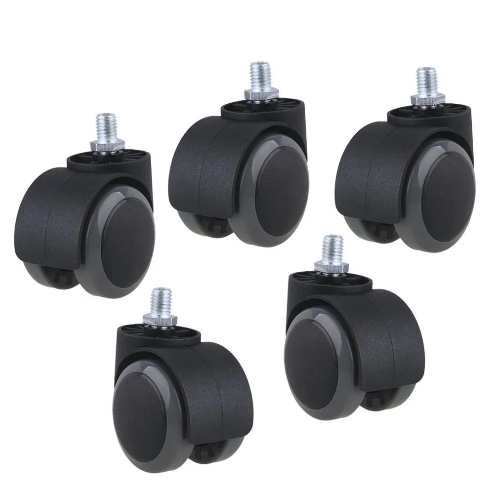 Metal PU Office Chair Swivel Casters Furniture Wheels Vertical Thread Stem Replacement for Sofa Bed Goods Shelf Storage Rack 5pc
Metal PU Office Chair Swivel Casters Furniture Wheels Vertical Thread Stem Replacement for Sofa Bed Goods Shelf Storage Rack 5pc