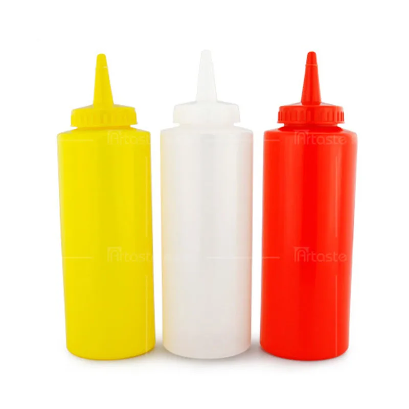 Hot-2pc-Kitchen-Plastic-Squeeze-Bottle-Condiment-Dispenser-for-Sauce-Vinegar-Oil-salad-jam-seasoning-spice
