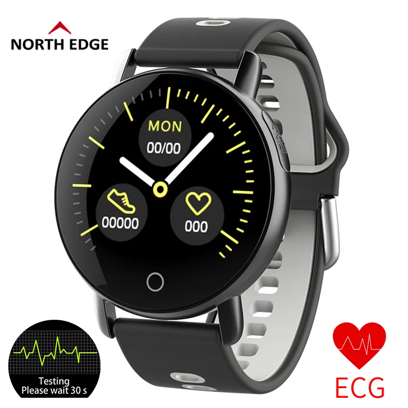 North Edge ECG PPG Heart Rate Blood Pressure Smart Watch With Color Screen Men Fitnes Tracker Oxygen Smartwatch Multi-Sport Mode
North Edge ECG PPG Heart Rate Blood Pressure Smart Watch With Color Screen Men Fitnes Tracker Oxygen Smartwatch Multi-Sport Mode