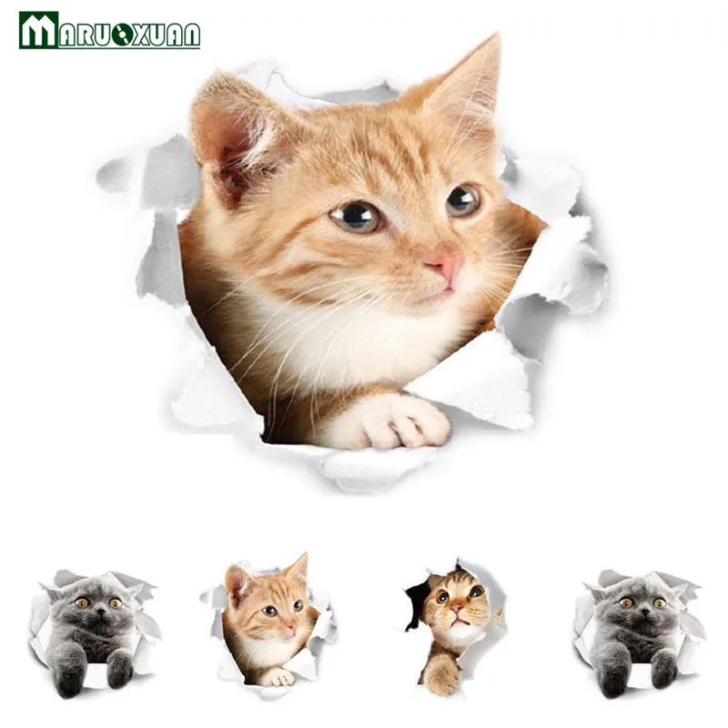 Maruoxuan 2018 New 3D Animal Cute Cat Snails Stickers Bathroom Window Fridge Stickers Toilet Seat Cover PVC Wall Stickers
Maruoxuan 2018 New 3D Animal Cute Cat Snails Stickers Bathroom Window Fridge Stickers Toilet Seat Cover PVC Wall Stickers