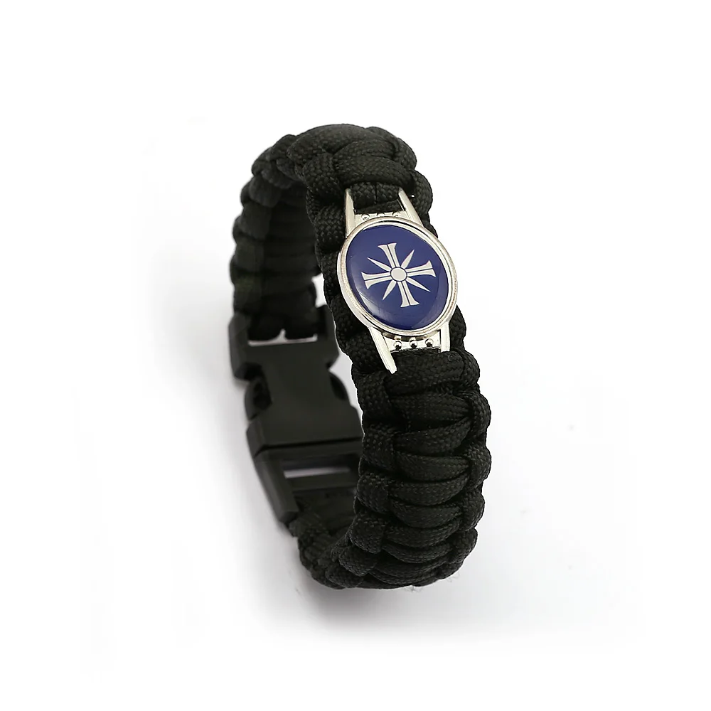 Far Cry 5 Bracelet Farcry Sunflower Logo Cross Handmade Black Rope Weave Braided Bangle Men Women Game Toy Cool Jewelry
Far Cry 5 Bracelet Farcry Sunflower Logo Cross Handmade Black Rope Weave Braided Bangle Men Women Game Toy Cool Jewelry