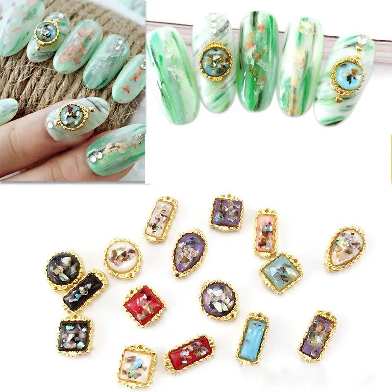 200pcs Retro Nail Crystal Gold Frame Shell Design Nail Gems Rhinestone For 3D Nail Art Decorations Nail Crystal Charms 3374
200pcs Retro Nail Crystal Gold Frame Shell Design Nail Gems Rhinestone For 3D Nail Art Decorations Nail Crystal Charms 3374