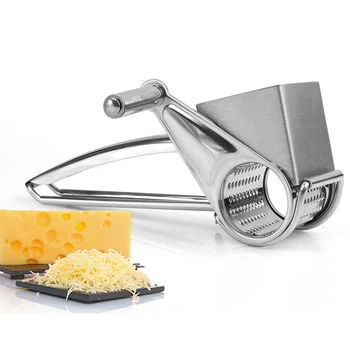 Stainless Steel Cheese Grater Rotary Cheese Chocolate Grater Slice Shred Kitchen Tool Cheese Shredder Kitchen Butter Cutter 1pcs
Stainless Steel Cheese Grater Rotary Cheese Chocolate Grater Slice Shred Kitchen Tool Cheese Shredder Kitchen Butter Cutter 1pcs