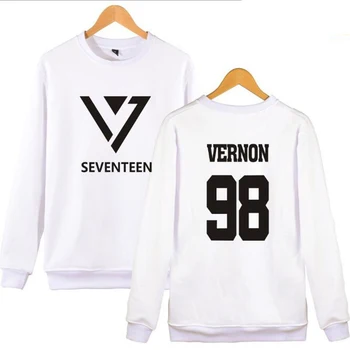 Kpop Seventeen 17 Women Hoodies Sweatshirts Letter Print Wonwoo JEONGHAN VERNON WOOZ Long Sleeve Pullover Hoodies Jacket Female
Kpop Seventeen 17 Women Hoodies Sweatshirts Letter Print Wonwoo JEONGHAN VERNON WOOZ Long Sleeve Pullover Hoodies Jacket Female