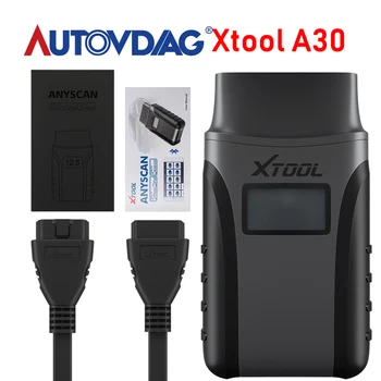XTOOL Anyscan All System A30 Car Detector OBDII Code Reader Scanner For EPB Oil Reset Diagnostic Tool 2 Years Free Update Online
XTOOL Anyscan All System A30 Car Detector OBDII Code Reader Scanner For EPB Oil Reset Diagnostic Tool 2 Years Free Update Online