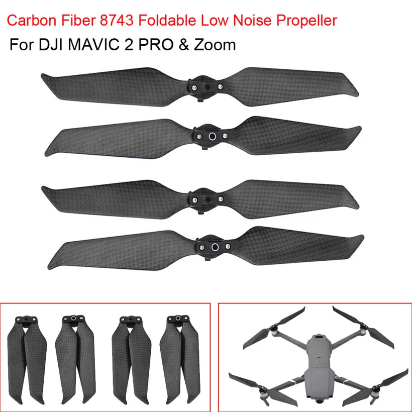 Propeller Folding Folded For DJI Mavic 2 Pro Mavic 2 Zoom 2//4pcs Props Classic