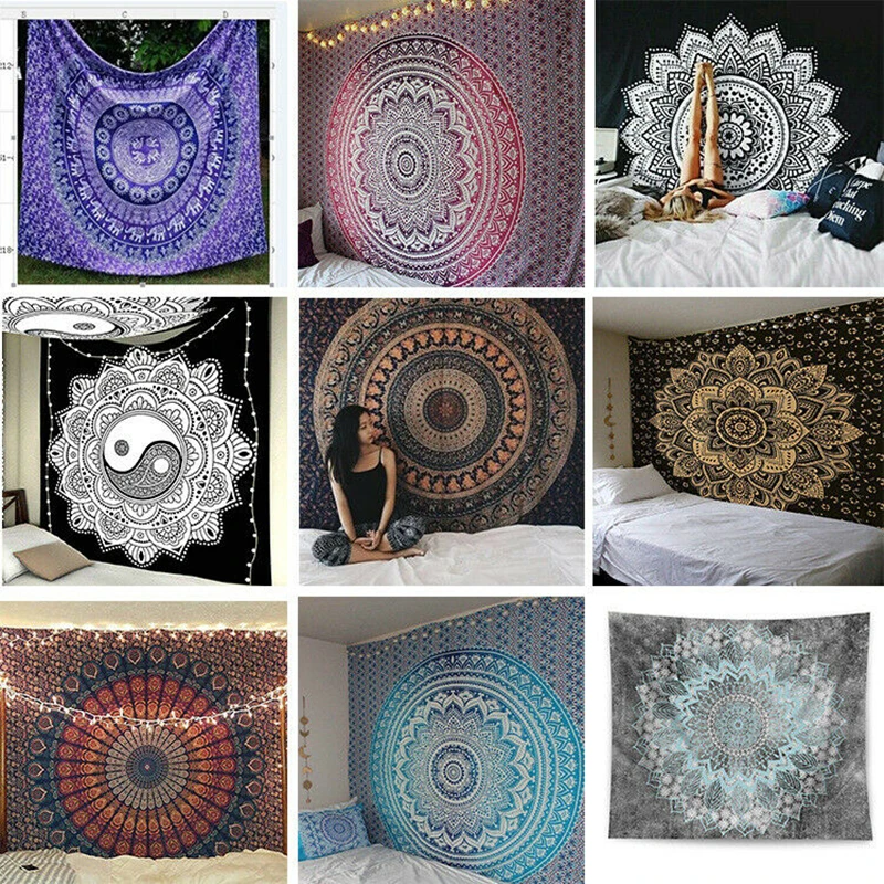 Indian Mandala Print Flower Large Size Tapestry Bohemian Hippie Fashion Joker Pattern Home Wall Picture Cloth Decor Blanket
Indian Mandala Print Flower Large Size Tapestry Bohemian Hippie Fashion Joker Pattern Home Wall Picture Cloth Decor Blanket