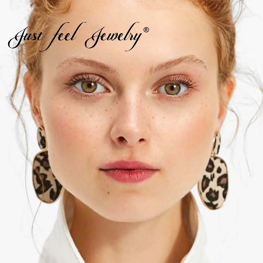 JUST FEEL ZA Vintage Round Dangle Earrings Female Fashion Geometric Leopard Drop Earring 2018 For Women Party Statement Jewelry
JUST FEEL ZA Vintage Round Dangle Earrings Female Fashion Geometric Leopard Drop Earring 2018 For Women Party Statement Jewelry
