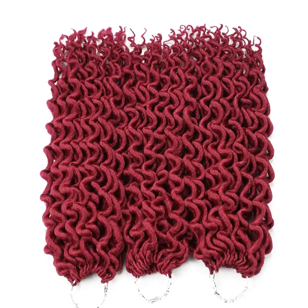 Crochet Faux Locs Hair Short Locs Extensions Synthetic One Tone