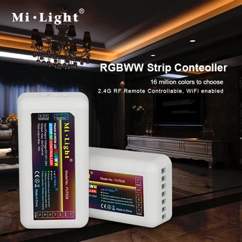 Mi Light FUT039 RGBWW Wireless 2.4G 4-Zone RF Wireless RGB+CCT LED Controller for Flexible RGB CCT Led Strip Light
Mi Light FUT039 RGBWW Wireless 2.4G 4-Zone RF Wireless RGB+CCT LED Controller for Flexible RGB CCT Led Strip Light