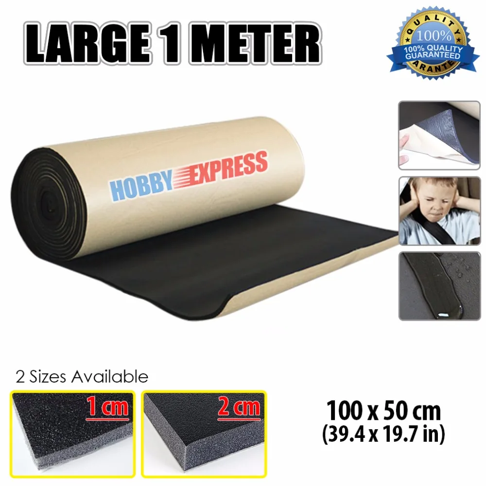 Arrowzoom 1 Meter Self Adhesive Car Noise Sound Proofing Deadening Heat Insulation Acoustic Rubber Foam Mat KK1136
Arrowzoom 1 Meter Self Adhesive Car Noise Sound Proofing Deadening Heat Insulation Acoustic Rubber Foam Mat KK1136