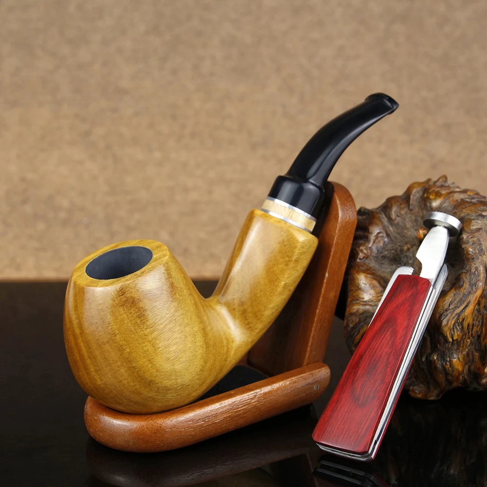 Creative Green Sandal Wood Pipe 9mm Filter Smoking Pipe Set 3in1 Multifunction Metal Knife Wooden Stand Handmade Tobacco Pipe
Creative Green Sandal Wood Pipe 9mm Filter Smoking Pipe Set 3in1 Multifunction Metal Knife Wooden Stand Handmade Tobacco Pipe
