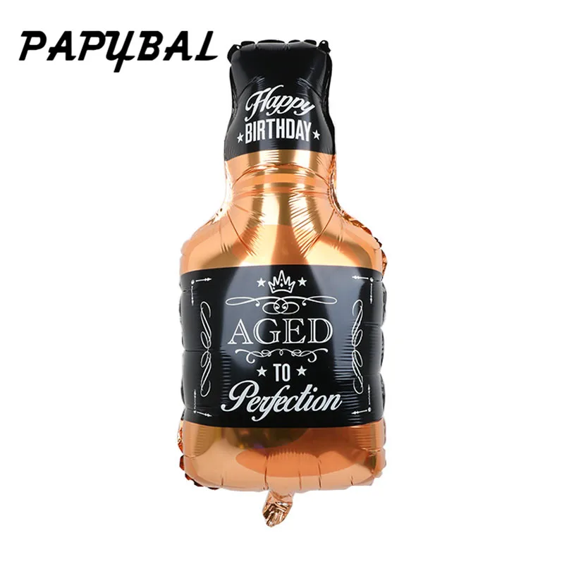 91*46cm Wine Whiskey Bottle Balloon 30 Years Old Happy Birthday Party Decor Adult Inflatable Wedding Ballons Event Party Ballon
91*46cm Wine Whiskey Bottle Balloon 30 Years Old Happy Birthday Party Decor Adult Inflatable Wedding Ballons Event Party Ballon