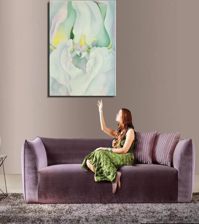 Georgia OKeeffe hand painted Flower Abstract oil Painting Drawing art Unframed Canvas hologram kitchen wine airbrush straw
Georgia OKeeffe hand painted Flower Abstract oil Painting Drawing art Unframed Canvas hologram kitchen wine airbrush straw