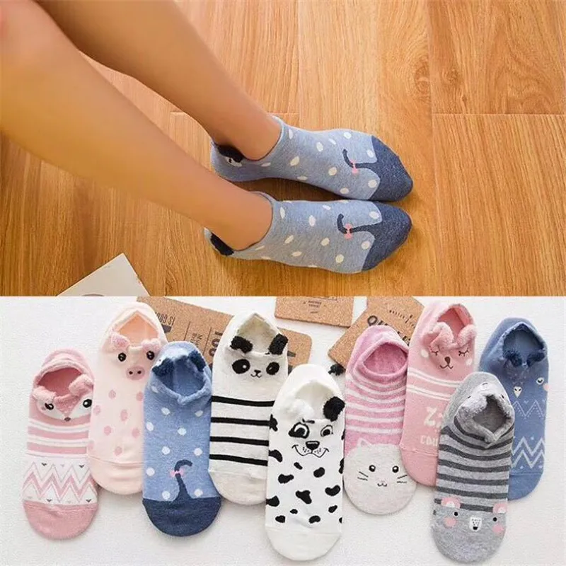 Cute Animal Cotton Invisible Socks Female Kawaii Cat Dog Bear Panda Summer Short Socks Slippers Women Casual Funny Boat Socks
Cute Animal Cotton Invisible Socks Female Kawaii Cat Dog Bear Panda Summer Short Socks Slippers Women Casual Funny Boat Socks