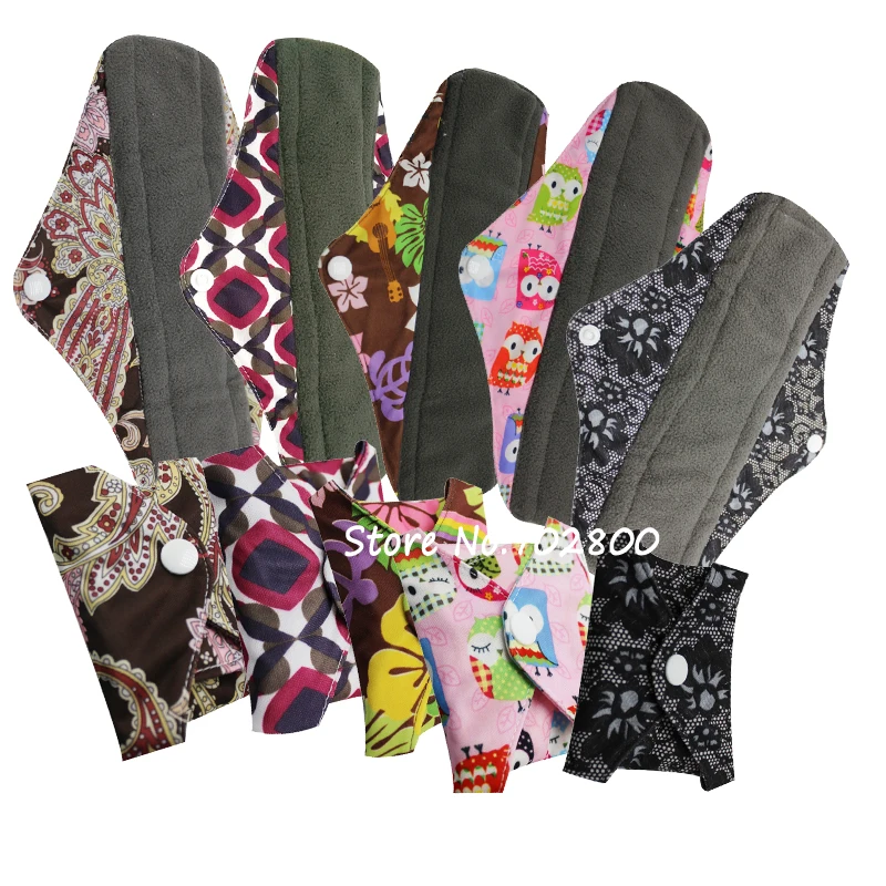 Free Shipping Mama Cloth Sanitary Pads Reusable Charcoal Bamboo Menstrual Pads Washable Sanitary Napkin
Free Shipping Mama Cloth Sanitary Pads Reusable Charcoal Bamboo Menstrual Pads Washable Sanitary Napkin