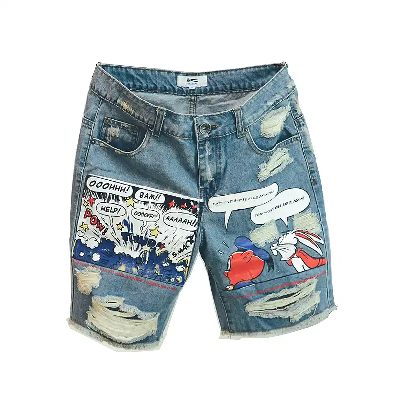 next mens jean shorts