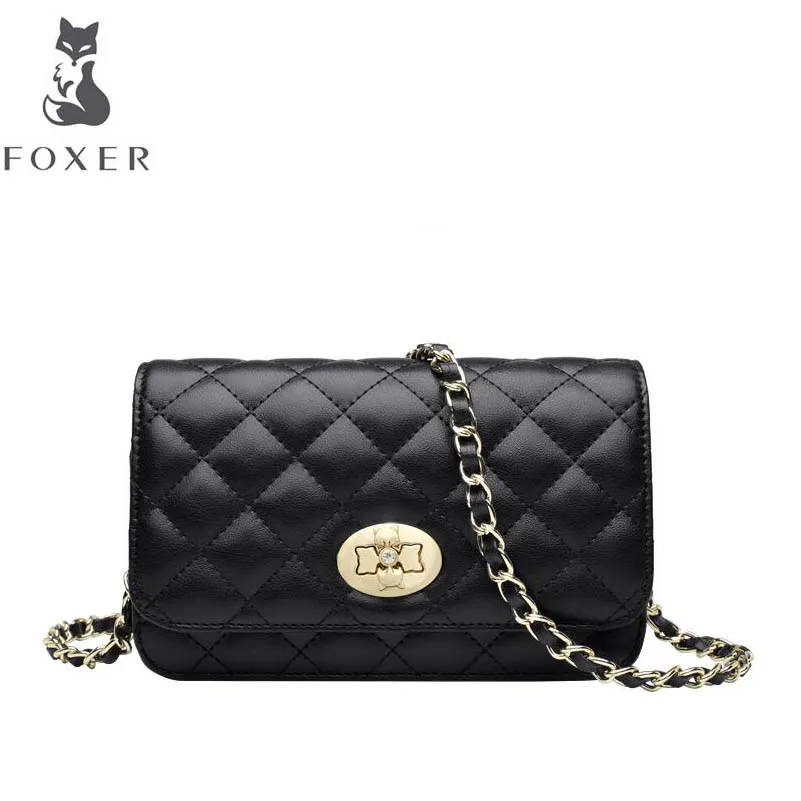 FOXER luxury fashion high quality chain Messenger bag female 2019 new fashion small fragrance wild women bag shoulder net red bl
FOXER luxury fashion high quality chain Messenger bag female 2019 new fashion small fragrance wild women bag shoulder net red bl