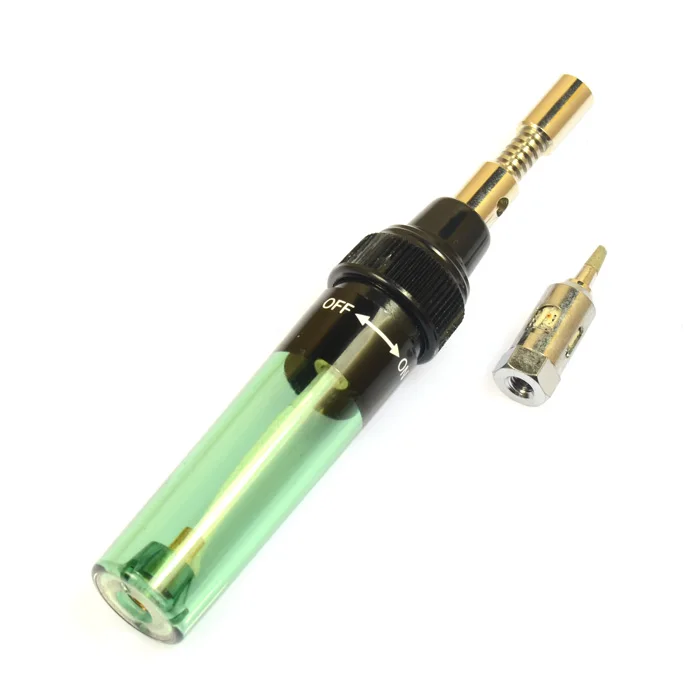 Gas Blow Torch Soldering Solder Iron Gun Butane Cordless Pen Burner MT-100 Tool 
Gas Blow Torch Soldering Solder Iron Gun Butane Cordless Pen Burner MT-100 Tool