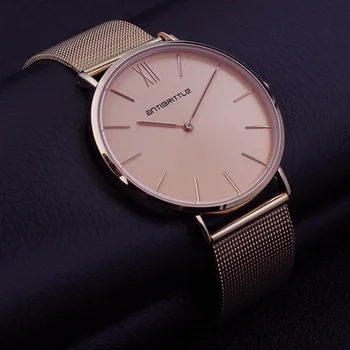 Quartz Luxury Rose Gold Women Watches Men Ultra Thin Real Leather Stainless Steel Magnet Strap Waterproof Antibrittle Wristwatch
Quartz Luxury Rose Gold Women Watches Men Ultra Thin Real Leather Stainless Steel Magnet Strap Waterproof Antibrittle Wristwatch