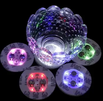 4 LED Decoration Light Bottle Stickers Glorifier Mini LED Coaster Cup Mat for Party Bar Club Vase wedding Wine Glass SN2442
4 LED Decoration Light Bottle Stickers Glorifier Mini LED Coaster Cup Mat for Party Bar Club Vase wedding Wine Glass SN2442
