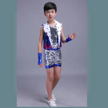 Children's Hip Hop Costumes Children's Dance Performance Clothing Street Dance Costume Sequined Jazz Dancewear
Children's Hip Hop Costumes Children's Dance Performance Clothing Street Dance Costume Sequined Jazz Dancewear