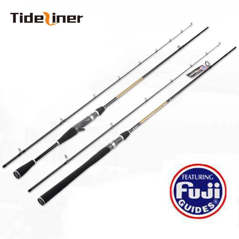 full Fuji parts spinning fishing rod 2.1m M carbon fiber rods casting light Culter alburnus pole fuji rings reel seat 6-15lb | Спорт и