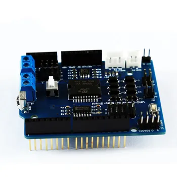 Official Smarian Robot Tank Car Chassis Motor Shield Driven Board with L298P for Arduino UNO R3 Diy RC Toy Kit Electroincs Devel
Official Smarian Robot Tank Car Chassis Motor Shield Driven Board with L298P for Arduino UNO R3 Diy RC Toy Kit Electroincs Devel