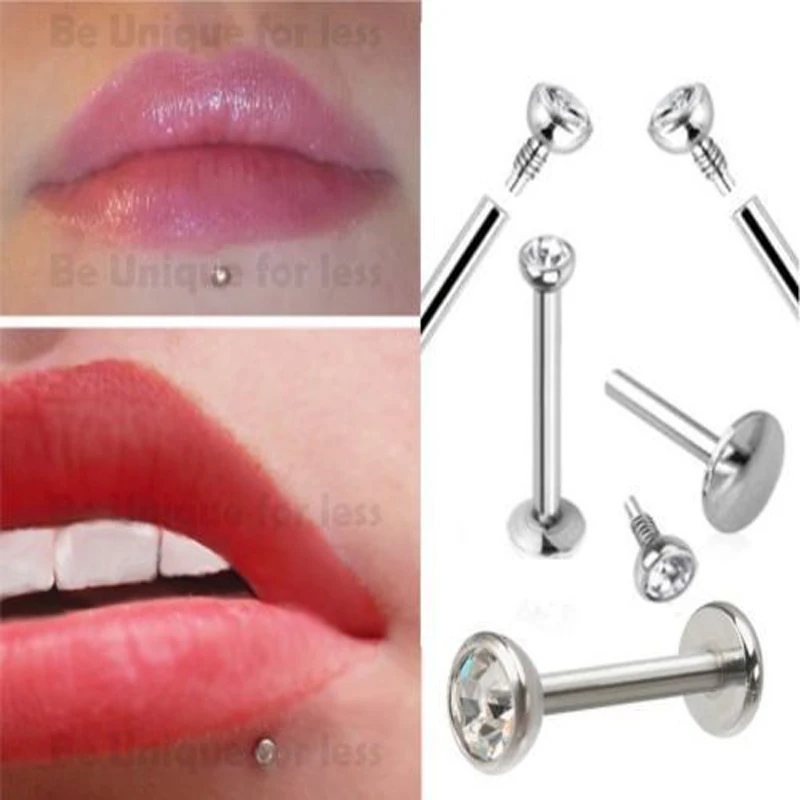 1pc Silver Labret Lip Ring Zircon Anodized Internally Threaded Prong Gem Monroe 16G Tragus Helix Ear Piercing
1pc Silver Labret Lip Ring Zircon Anodized Internally Threaded Prong Gem Monroe 16G Tragus Helix Ear Piercing