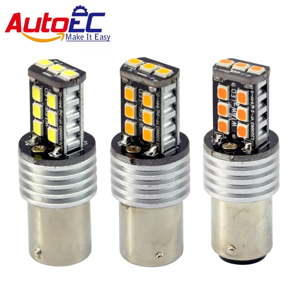 AutoEC 2pcs 15SMD 2835 LED 1156 1157 3156 3157 7440 7443 T15 Car Auto Turn Signal Lights Lamp Bulb DC12V White #LF68
AutoEC 2pcs 15SMD 2835 LED 1156 1157 3156 3157 7440 7443 T15 Car Auto Turn Signal Lights Lamp Bulb DC12V White #LF68