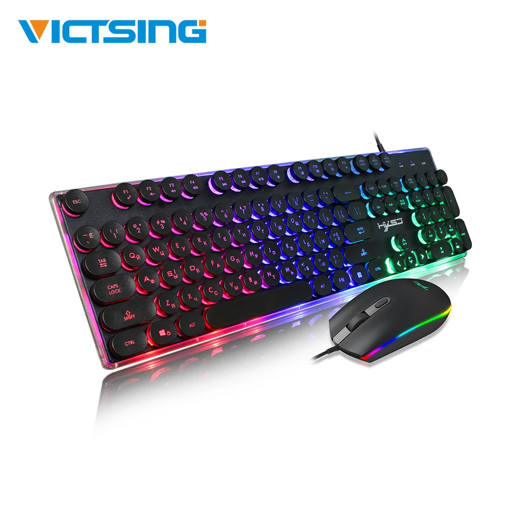 VicTsing XR450 PC Gamer Keyboard Mouse Kit Backlit Gaming Keyboard 104 Keys And 1600DPI Mouse Gaiming Set For PC Laptop Computer
VicTsing XR450 PC Gamer Keyboard Mouse Kit Backlit Gaming Keyboard 104 Keys And 1600DPI Mouse Gaiming Set For PC Laptop Computer