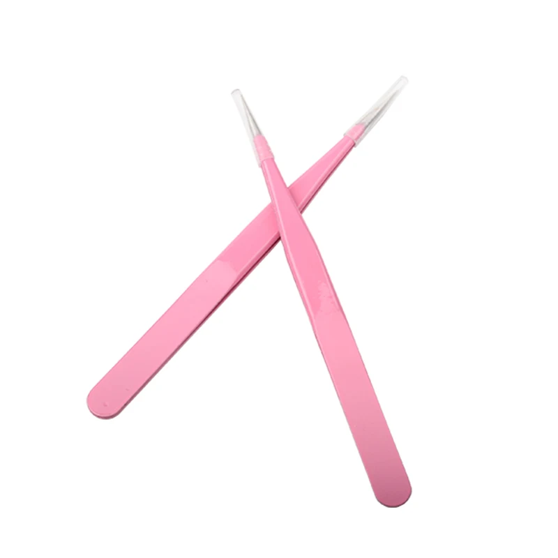 2PCS Pink Straight Tweezers for Individual Eyelash Extensions Stainless Steel Tweezers for Mink eyelash extension Professional
2PCS Pink Straight Tweezers for Individual Eyelash Extensions Stainless Steel Tweezers for Mink eyelash extension Professional