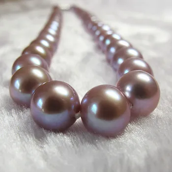 Eternal wedding Women Gift wordSterling real 10-11 mm natural freshwater pearl necklace earring set deep purple round
Eternal wedding Women Gift wordSterling real 10-11 mm natural freshwater pearl necklace earring set deep purple round